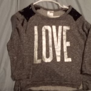 🐬Grey love sweater